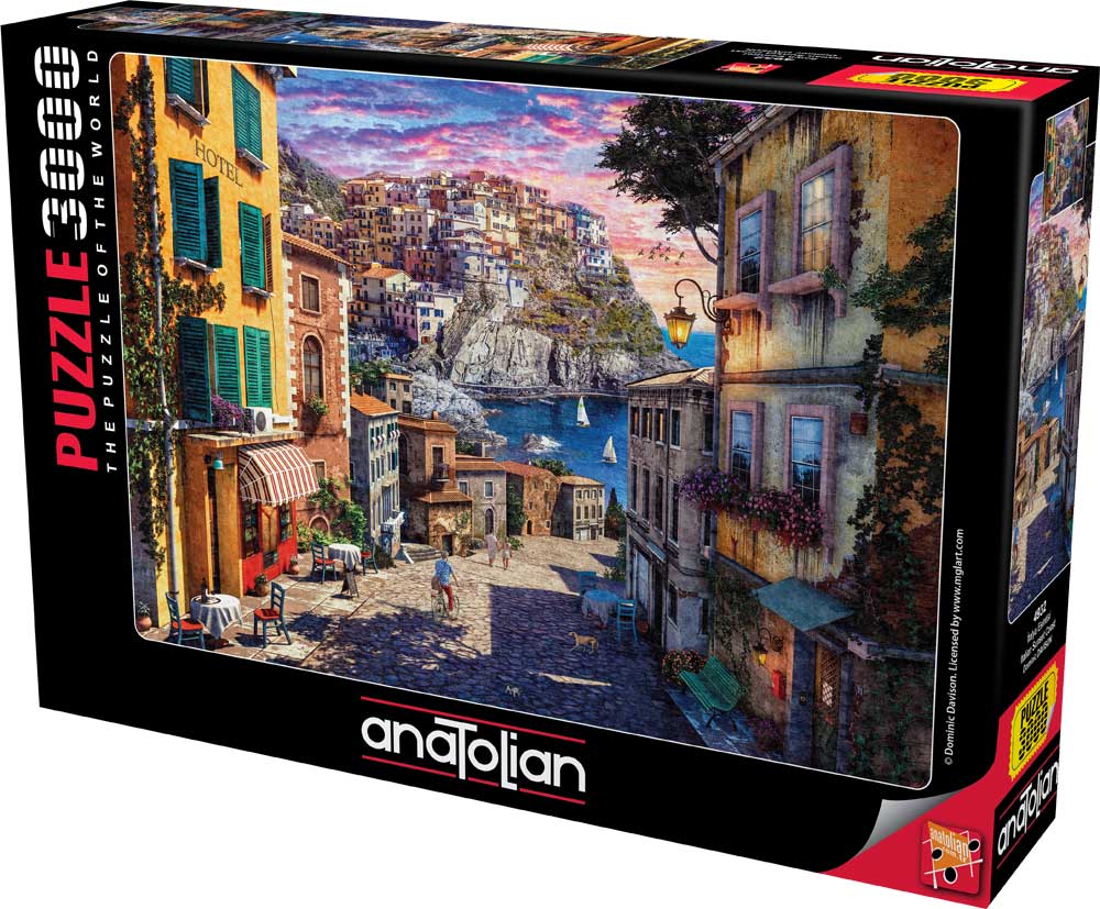 Comprar Puzzle Anatolian Costa Italiana Al Atardecer De Piezas