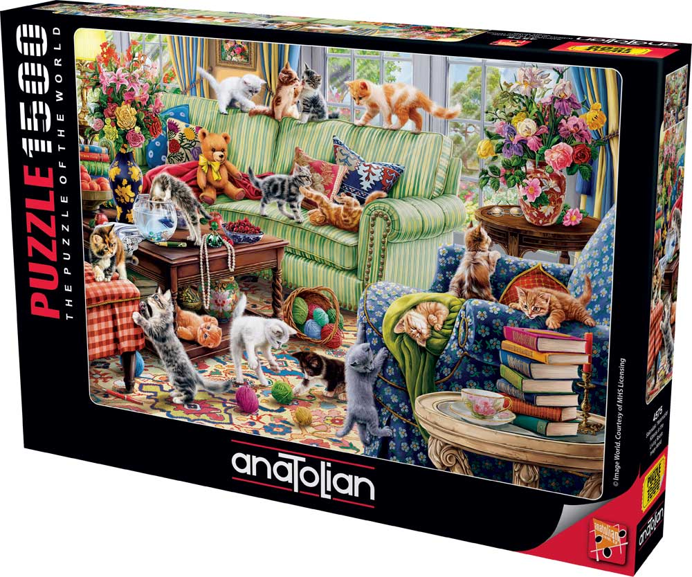 Comprar Puzzle Anatolian Gatitos En El Sal N De Piezas Anatolian