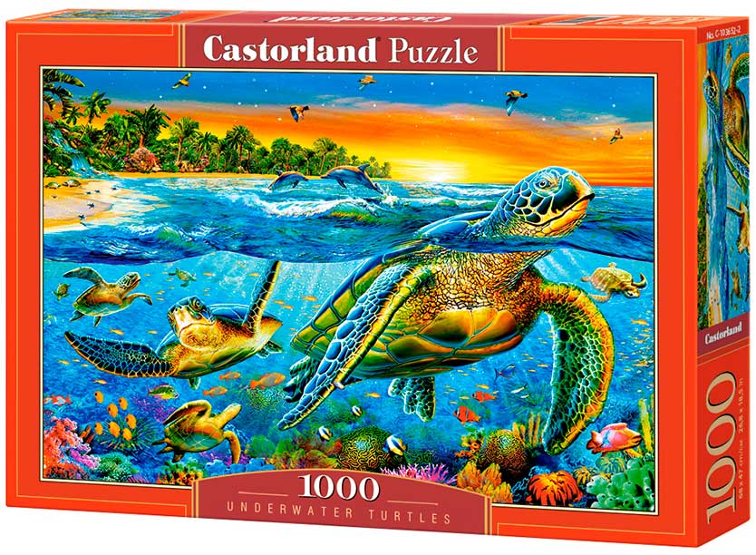 Comprar Puzzle Castorland Tortugas Acuáticas de 1000 Piezas