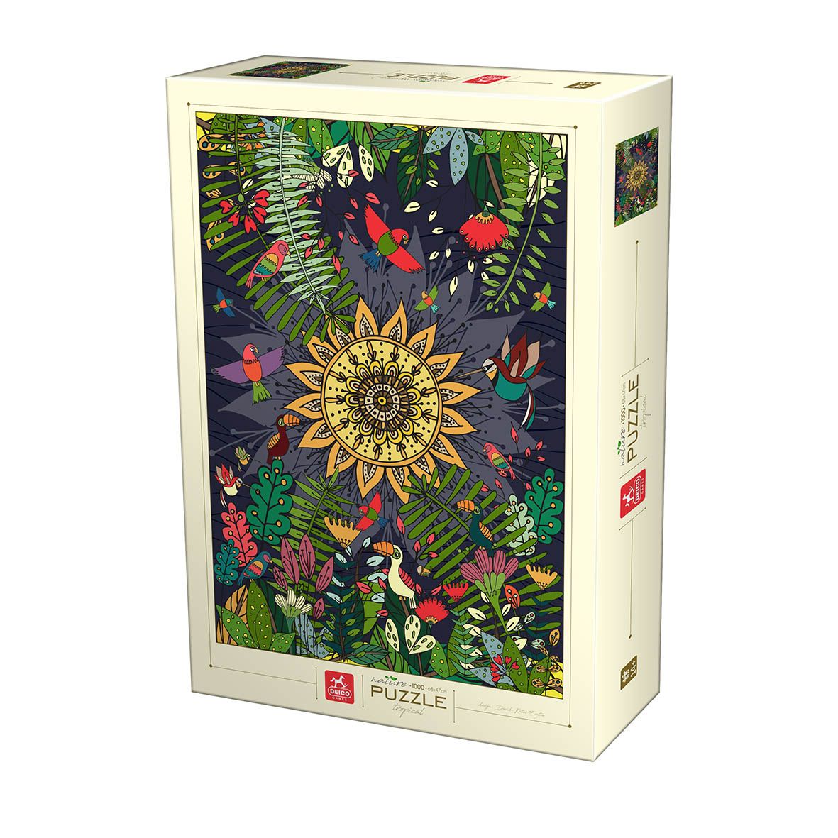 Comprar Puzzle Deico Naturaleza Tropical De Piezas Deico