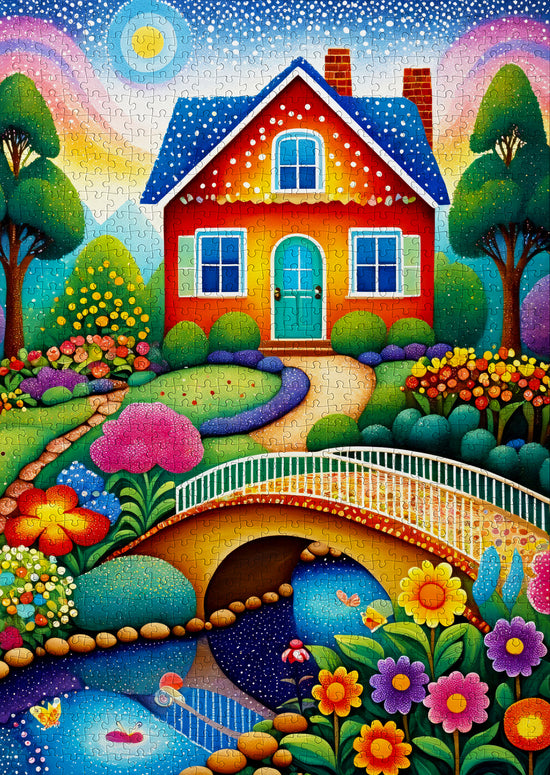 Comprar Puzzle Enjoy Casa De Colores De 1000 Piezas Enjoy 2153