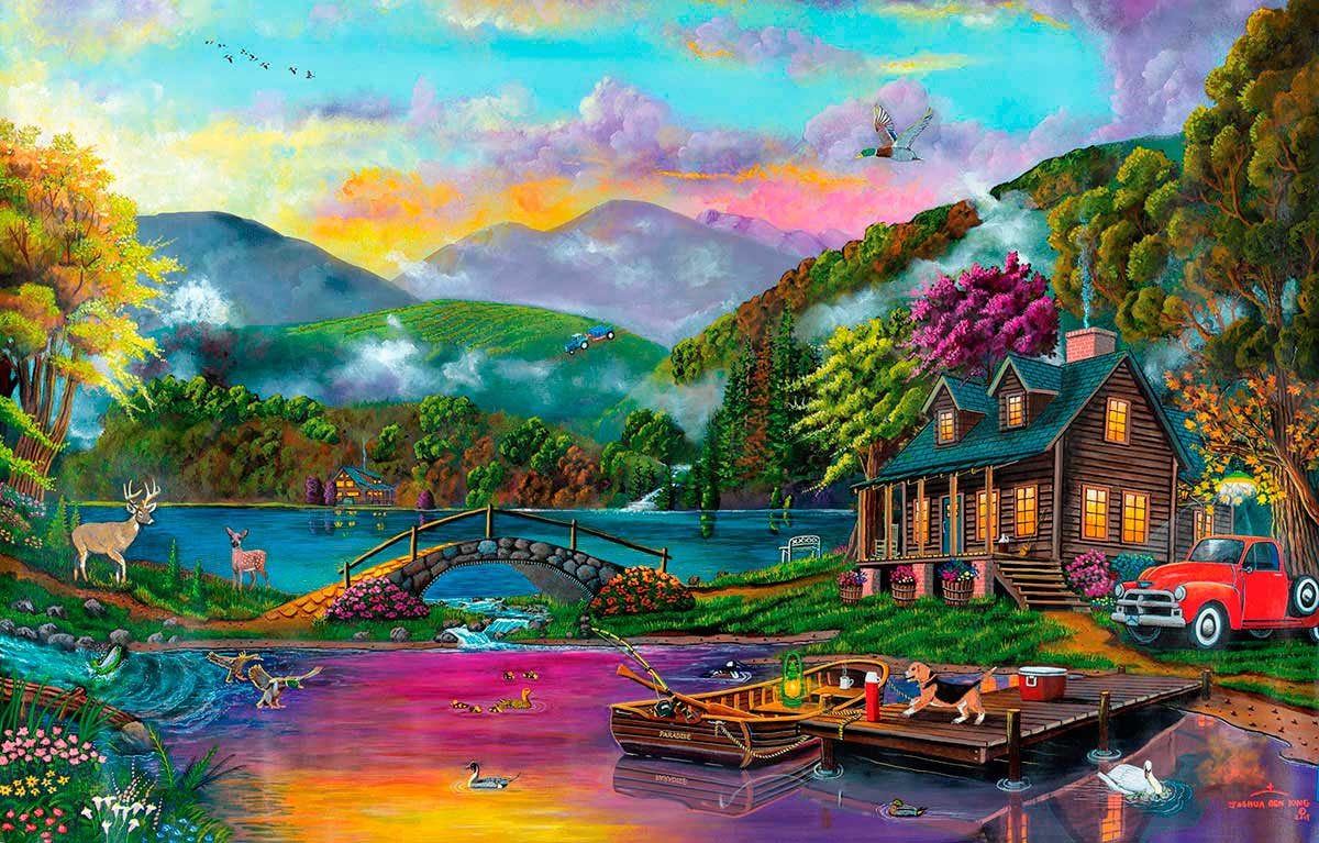 Comprar Puzzle SunsOut Lago Paraíso de 1000 XXL Piezas Sunsout 60438