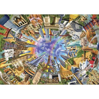 Comprar Puzzle Anatolian Ciudad Arcoiris De Piezas Anatolian