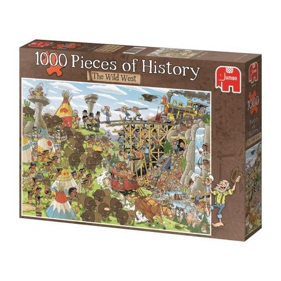 Comprar Puzzle Jumbo El Salvaje Oeste De Piezas Jumbo