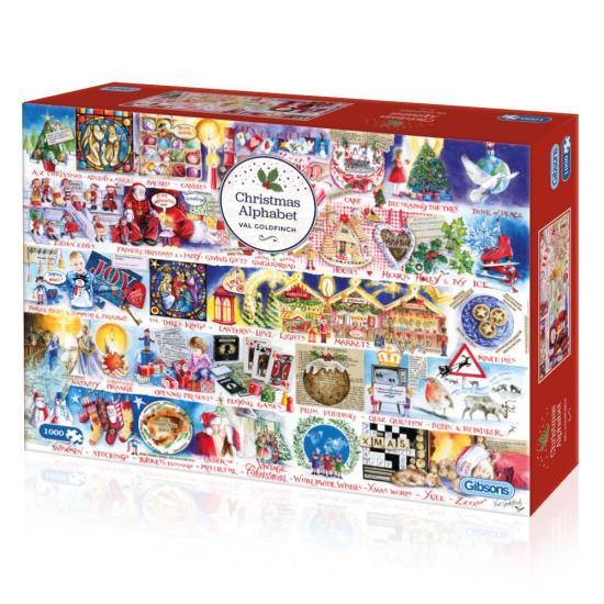 Comprar Puzzle Gibsons Alfabeto De Navidad De 1000 Piezas Gibsons G7104