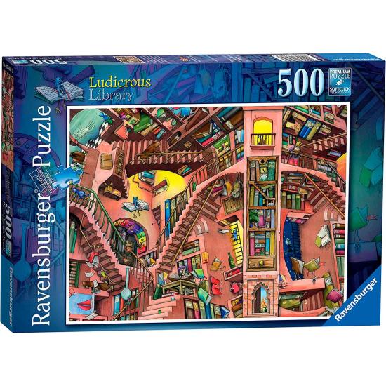 Comprar Puzzle Ravensburger La Biblioteca Extravagante De Piezas