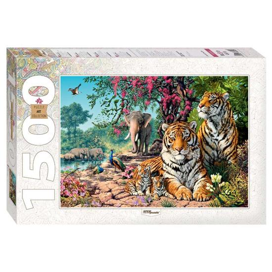 Comprar Puzzle Step Puzzle Tigres De 1500 Piezas StepPuzzle 83054