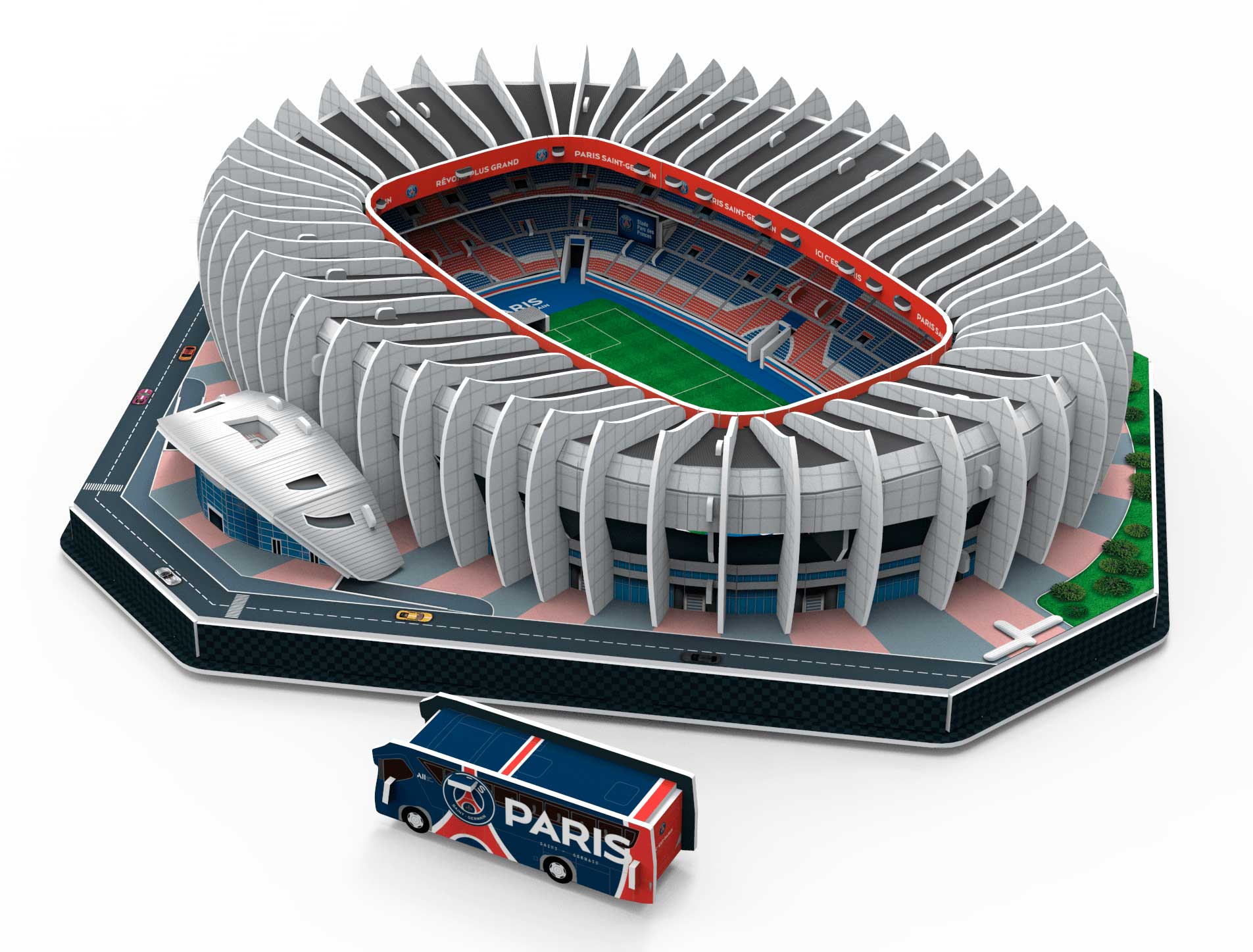 Comprar Puzzle 3D Estadio Parc des Princes PSG con Luz - Eleven-15518