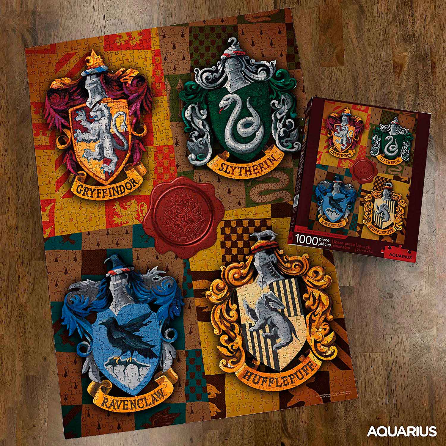 Comprar Puzzle Aquarius Harry Potter Casas de Hogwarts de 1000 Pzs -  Aquarius-65303