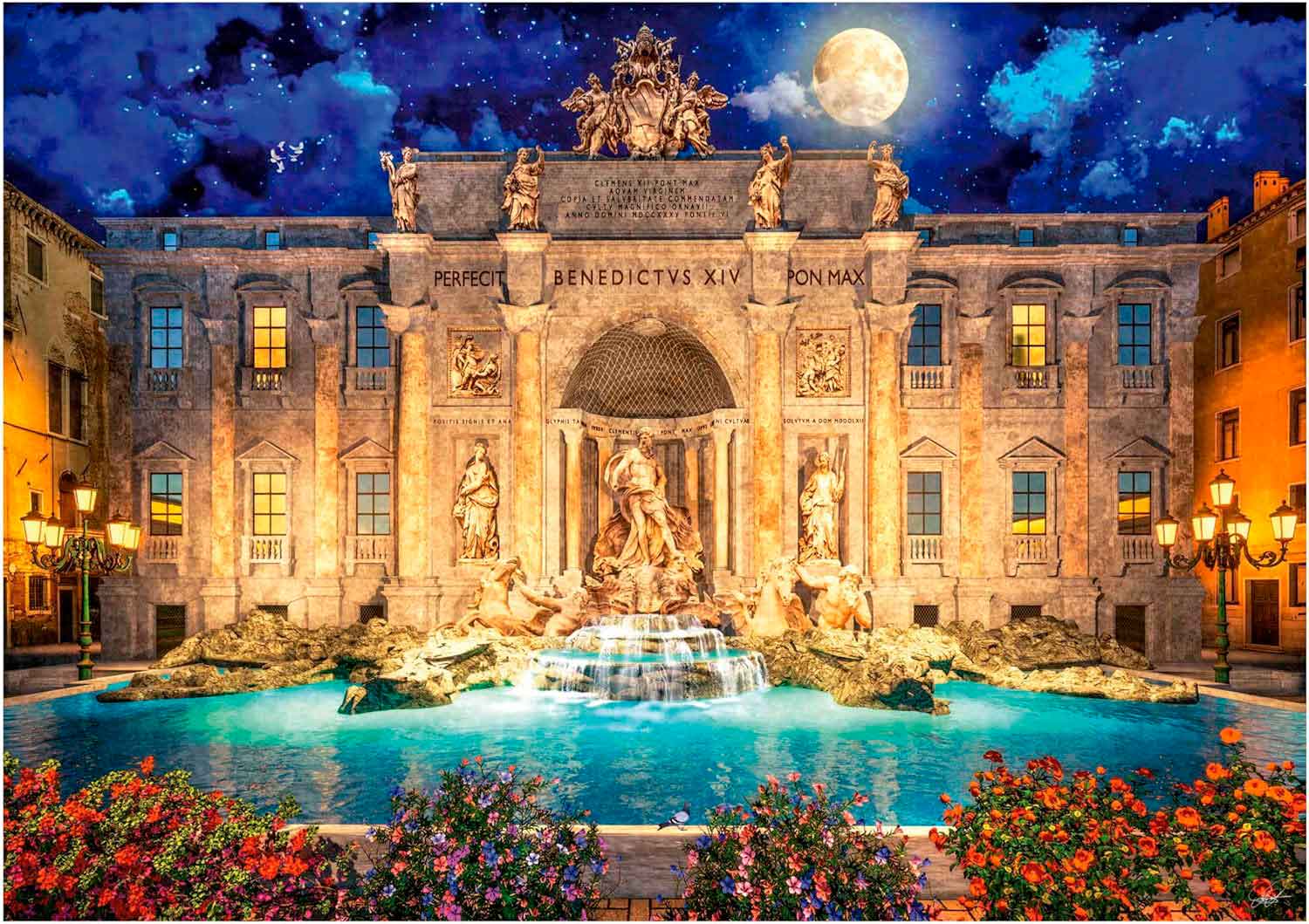 Puzzle Castorland La Fuente de Trevi, Puzzle 3000 partes