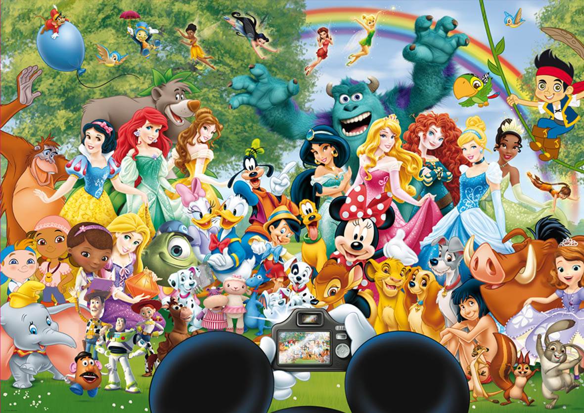 Puzzles Educa - Puzzle de 1000 Piezas Maravilloso Mundo Disney II de Disney