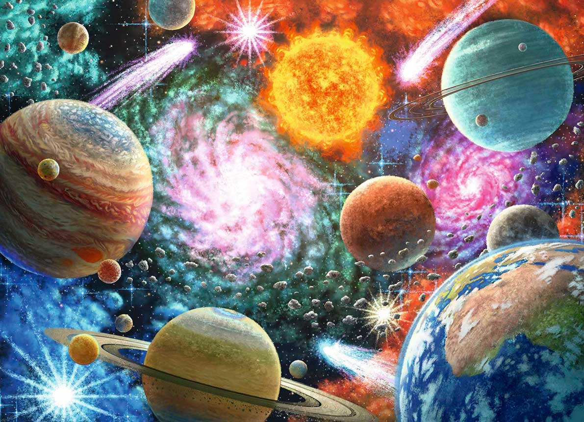 Espace Space Ravensburger XXL 100 Piece 6+ Premium Puzzle Planets Stars