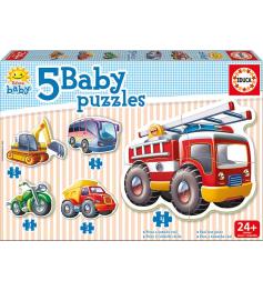 Puzzles Baby Educa Vehículos