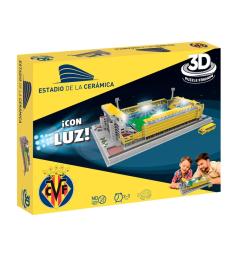 Puzzle 3D Estadio de la Cerámica Villarreal CF con Luz