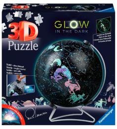 Puzzle 3D Ravensburger Globo Estelar Fosforescente de 180 Pzs
