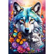 Puzzle Alipson Amor Maternal Lobos de 1000 Piezas