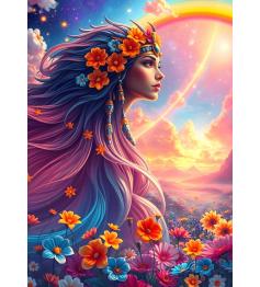 Puzzle Alipson Chica Arcoiris de 500 Piezas Puzzle Alipson Chica Arcoiris de 500 Piezas