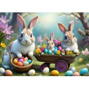 Puzzle Alipson Conejitos de Pascua de 500 Piezas