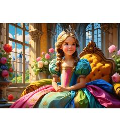 Puzzle Alipson La Princesa en su Trono de 500 Piezas