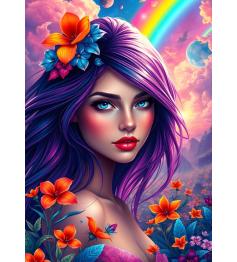 Puzzle Alipson Niña Arcoíris de 500 Piezas Puzzle Alipson Niña Arcoíris de 500 Piezas