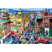 Puzzle Alipson San Francisco, Chinatown de 1000 Piezas