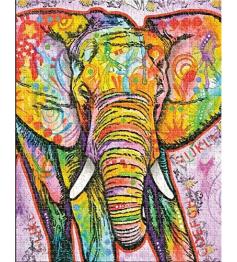 Puzzle Aquarius Elefante Multicolor de 500 Piezas