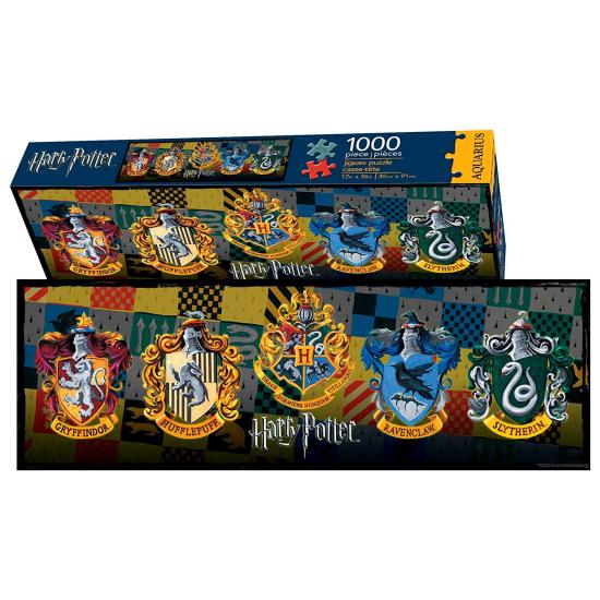 Comprar Puzzle Aquarius Panorámico Harry Potter Casas de Hogwarts 1000P -  Aquarius-73029