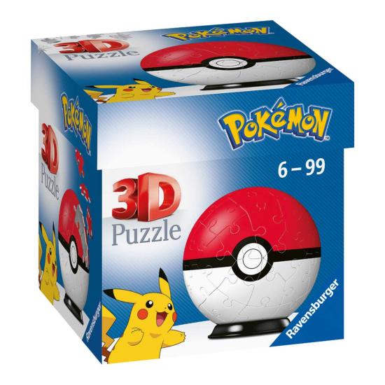 Puzzle 3D Pokeball 55 Piezas Ravensburger