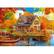 Puzzle Bluebird Casa del Lago de 500 Piezas