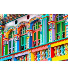 Puzzle Bluebird Fachada de Color, Singapur de 1000 Piezas Puzzle Bluebird Fachada de Color, Singapur de 1000 Piezas