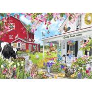 Puzzle Bluebird Granja Spring Green de 1500 Piezas