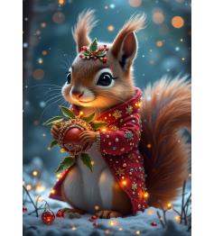 Puzzle Bluebird La Ardilla De Navidad XXL de 300 Piezas Puzzle Bluebird La Ardilla De Navidad XXL de 300 Piezas