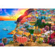 Puzzle Bluebird Positano Italia de 1000 Piezas