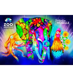 Puzzle Bluebird Zoológico de Amnéville, Luminiscencia  1000 Pzs