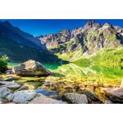 Puzzle Castorland Amanecer en Morskie Oko, Polonia de 1500 Pzs