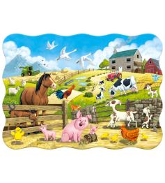 Puzzle Castorland Animales En La Granja de 30 Piezas