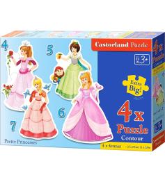 Puzzle Castorland Bonitas PrincesasProgresivo 4+5+6+7