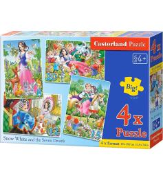 Puzzle Castorland Cuento de Blancanieves 8+12+15+20