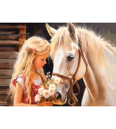 Puzzle Castorland Mi Amigo Caballo de 180 Piezas