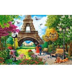 Puzzle Castorland Primavera en París de 1000 Piezas