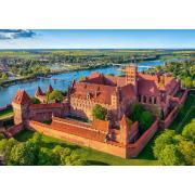 Puzzle Castorland Vista del Castillo de Malbork, Polonia de 500