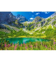 Puzzle Castorland Zelene Pleso, Tatras, Eslovaquia de 1000 Pzs