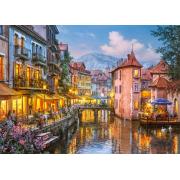 Puzzle Cherry Pazzi Noche en Annecy de 1000 Piezas