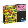 Puzzle 1000 piezas CB Keith Haring Clementoni. Puzzles diferentes