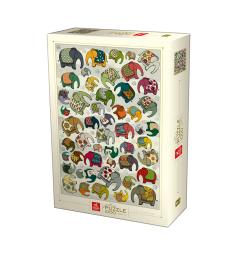 Puzzle Deico Colección de Elefantes de 1000 Piezas Puzzle Deico Colección de Elefantes de 1000 Piezas