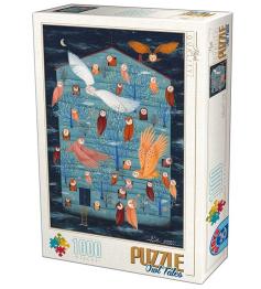 Puzzle D-Toys El Hogar de los Buhos de 1000 Piezas