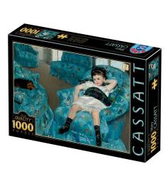 Puzzle D-Toys Niñita en un Sillón Azul de 1000 Piezas