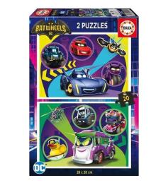 Puzzle Educa Batwheels de 2 x 20 Piezas