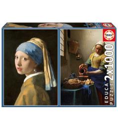 Puzzle Educa Colección Jan Vermeer de 2x1000 Piezas