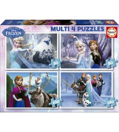 Puzzle Educa Frozen Multi Progresivo 50+80+100+150
